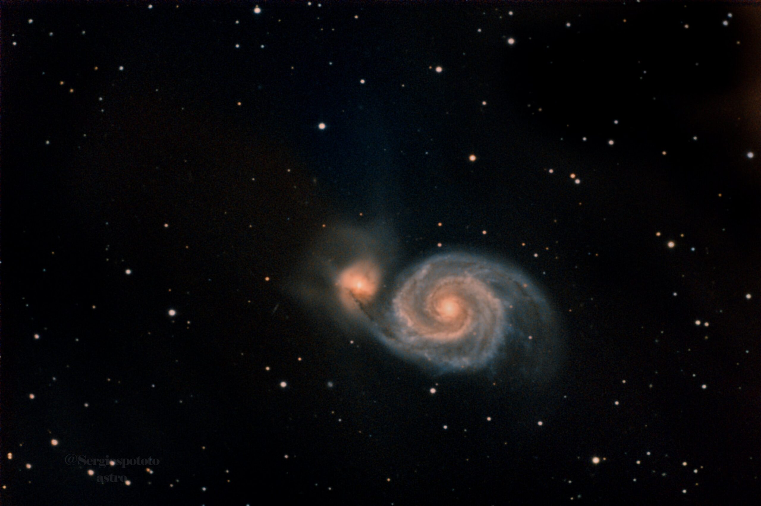 Messier 51, Galaxia del Remolino
